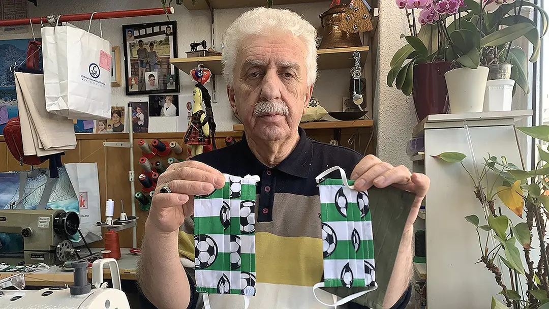 Almanya’da vatandaşın maske eksikliğini Türk terziler gideriyor