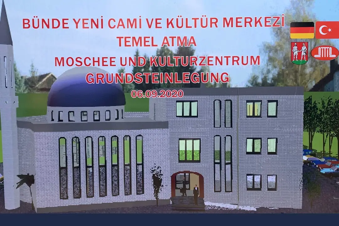 Bünde DİTİB Yeni Camii ve Kültür Merkezi’nin temeli atıldı