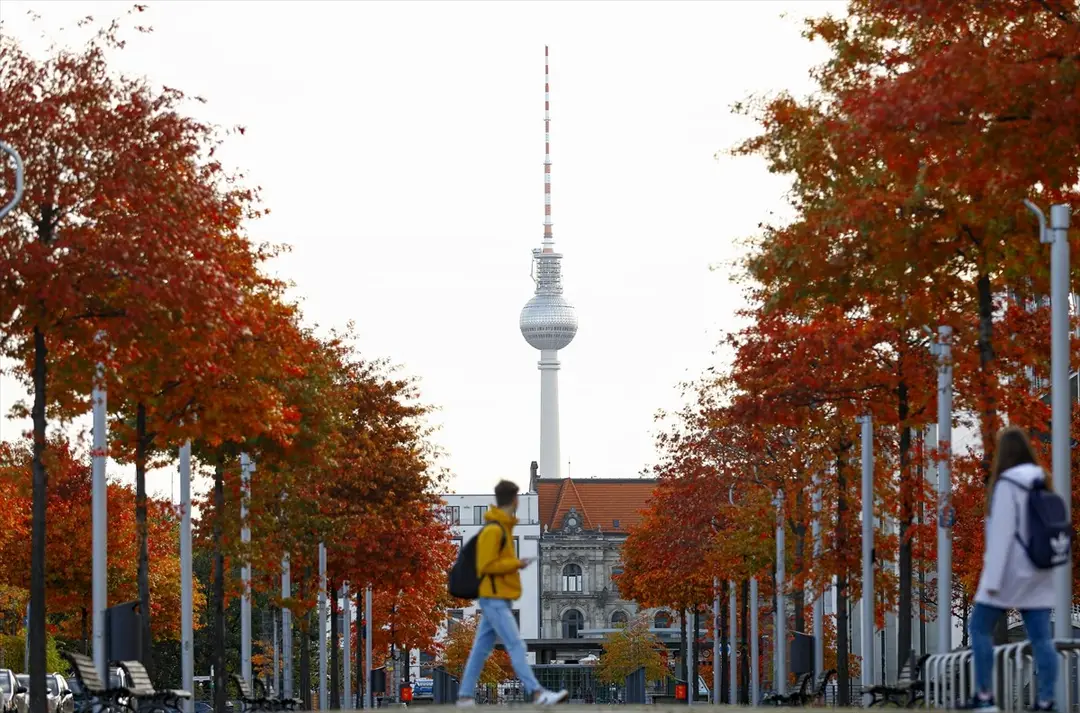 Berlin güz renkleriyle büyülüyor