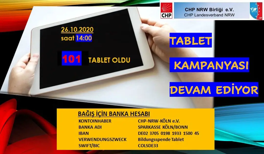 CHP NRW Birliğinden dijital Cumhuriyet Bayramı kutlaması