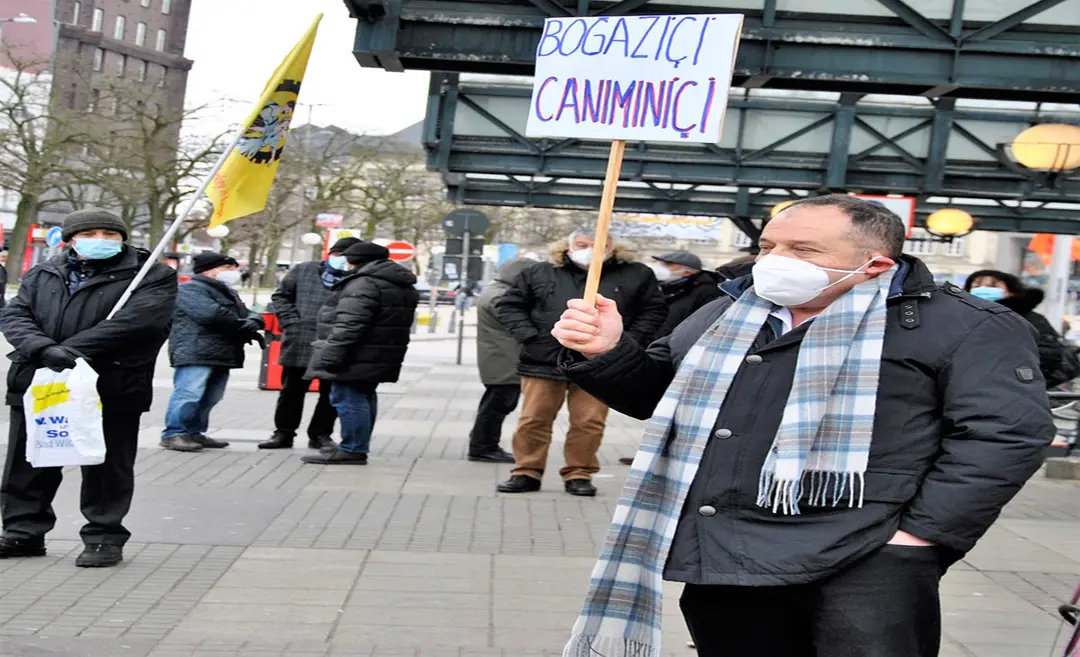 Hamburg'dan Boğaziçi Öğrencilerine Destek Gösterisi