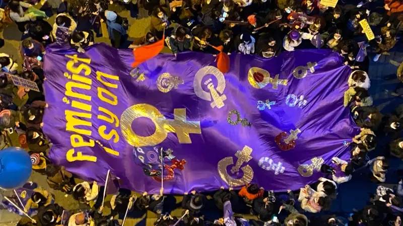 İstiklal Caddesi Kadın Yürüyüşüne Kapatıldı