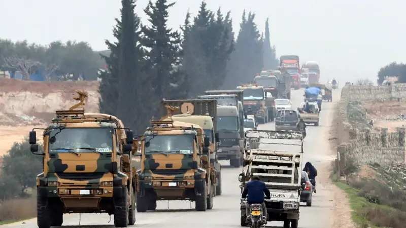 İdlib'te Türk Askeri Konvoyuna Roketli Saldırı