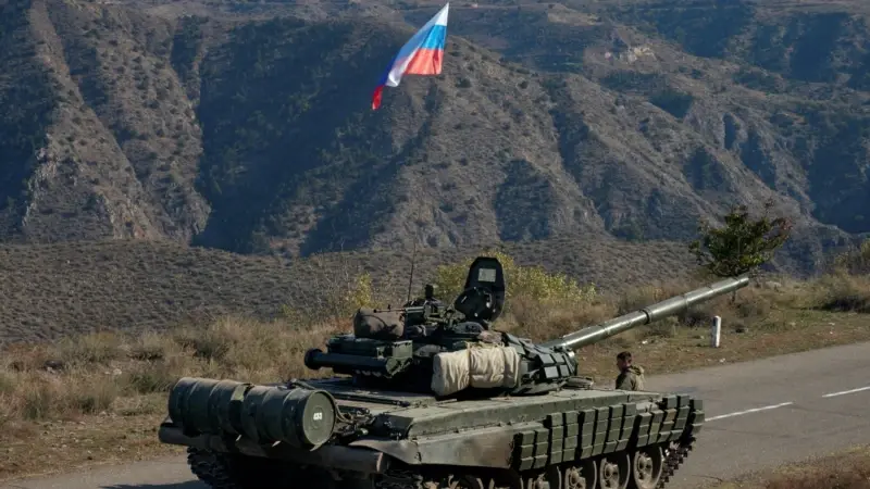 Rus Ordusu Azerbaycan Sınırı Yakınlarında Mevzileniyor