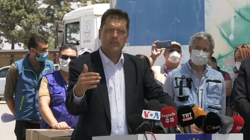 AB Komiseri Hatay'da: "Sınır Kapısı Açık Kalmalı"