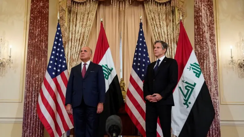 Blinken ve Irak Dışişleri Bakanı Washington’da Görüştü