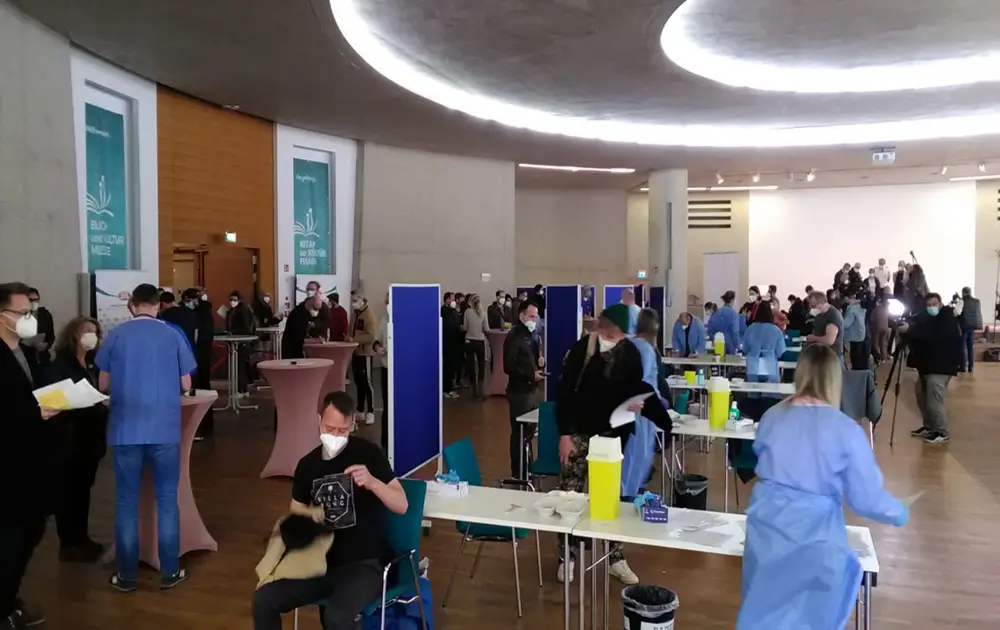 Köln DİTİB Merkez Camii’nde ikinci aşı kampanyası