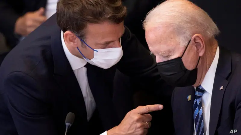 Biden ve Macron Telefonda 'Denizaltı Krizi'ni Görüştü