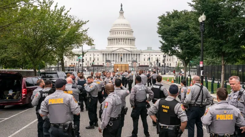 Washington'da Sıkı Güvenlik Önlemleri