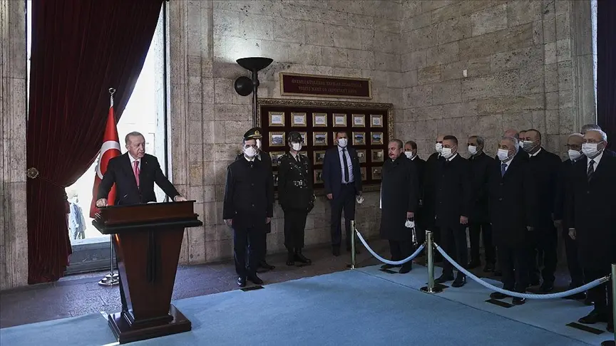Anıtkabir'de 10 Kasım töreni