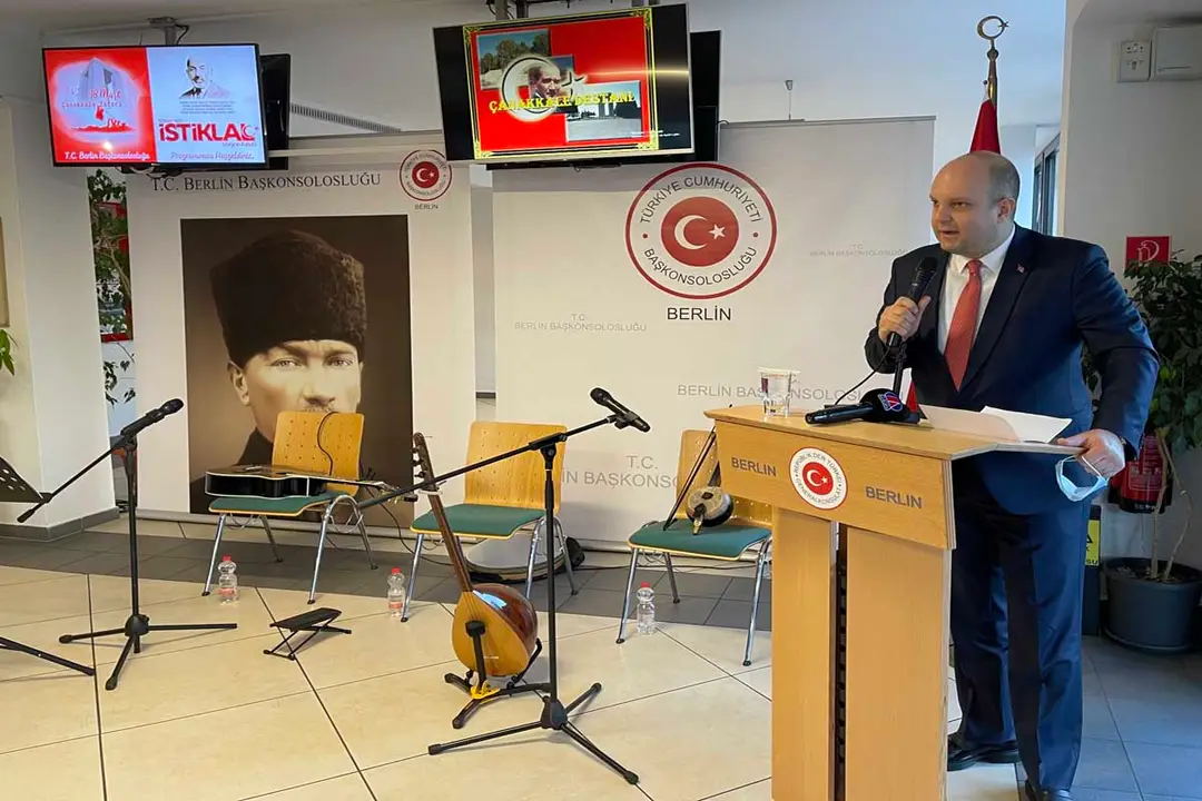 Çanakkale şehitleri Berlin’de anıldı