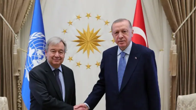 Guterres Ankara’da Erdoğan’la Biraraya Geldi