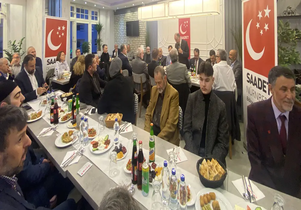 Saadet Avrupa, Nürnberg’de iftar verdi