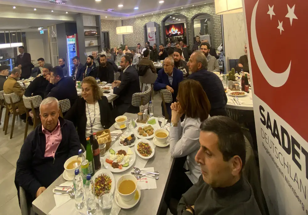 Saadet Avrupa, Nürnberg’de iftar verdi