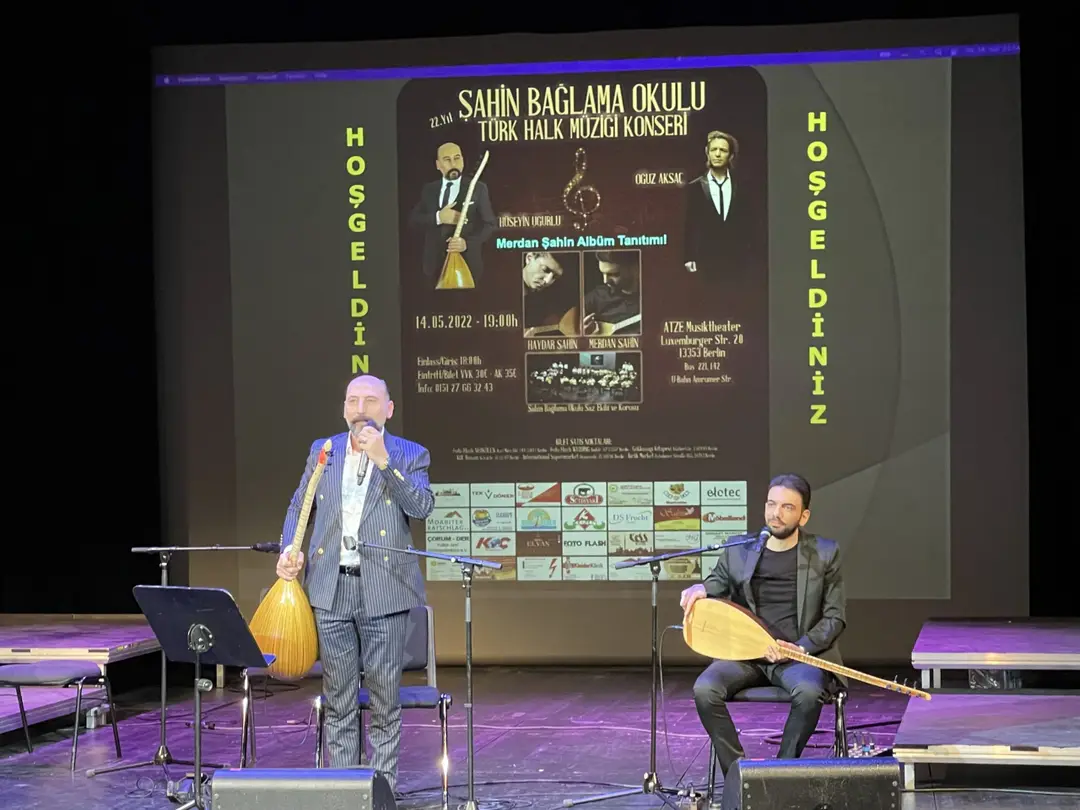 Berlin`de Muhteşem Bir Konser ve Merdan Şahin’in Albüm Tanıtımı