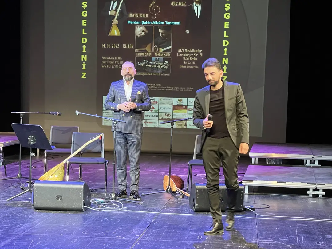 Berlin`de Muhteşem Bir Konser ve Merdan Şahin’in Albüm Tanıtımı
