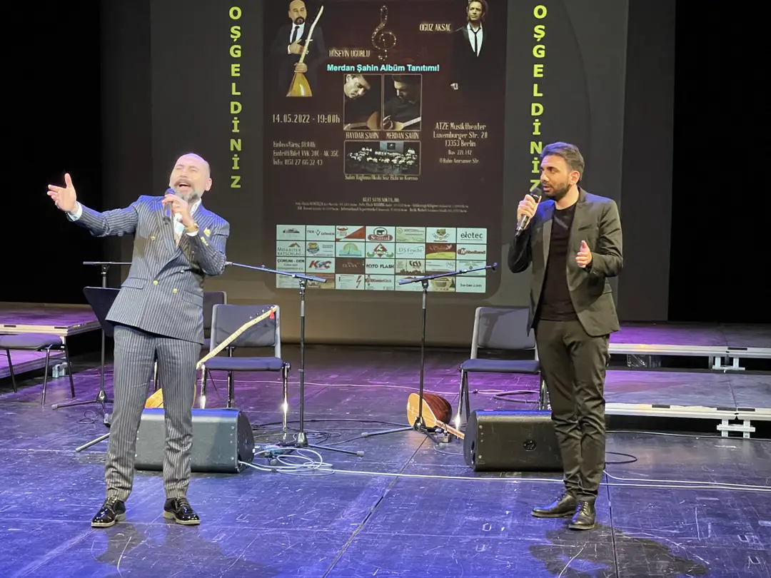 Berlin`de Muhteşem Bir Konser ve Merdan Şahin’in Albüm Tanıtımı