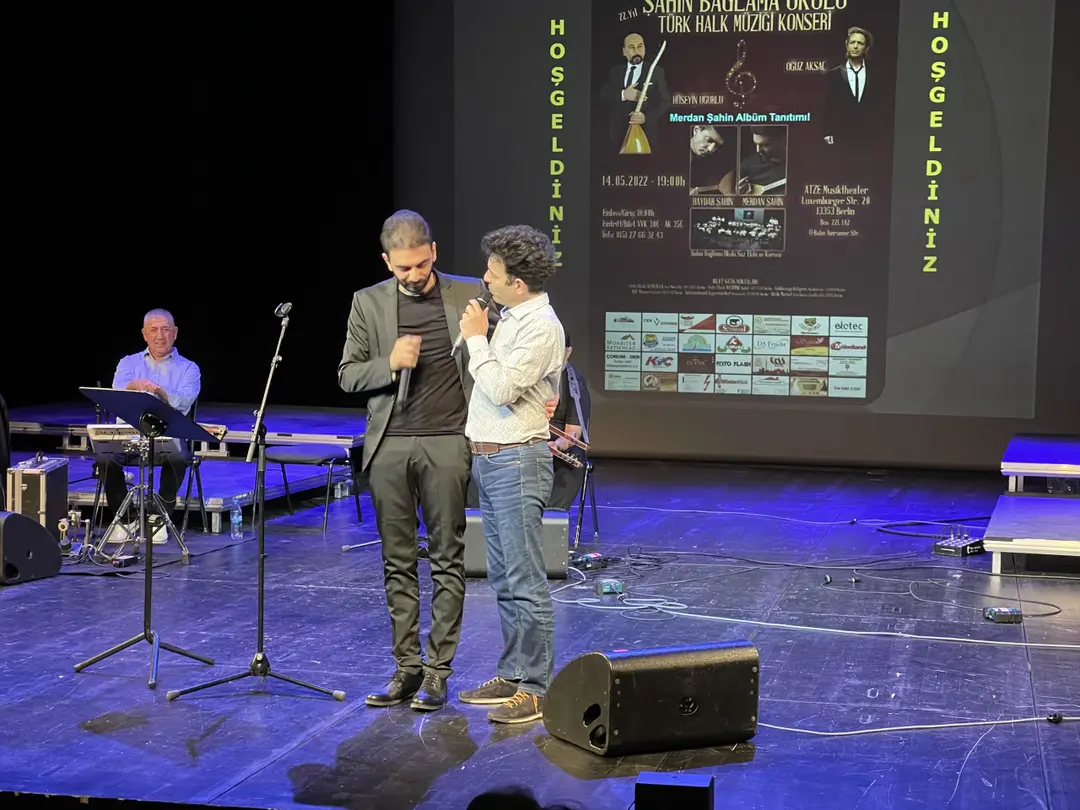 Berlin`de Muhteşem Bir Konser ve Merdan Şahin’in Albüm Tanıtımı