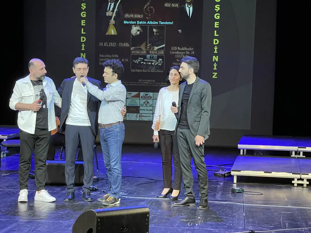 Berlin`de Muhteşem Bir Konser ve Merdan Şahin’in Albüm Tanıtımı