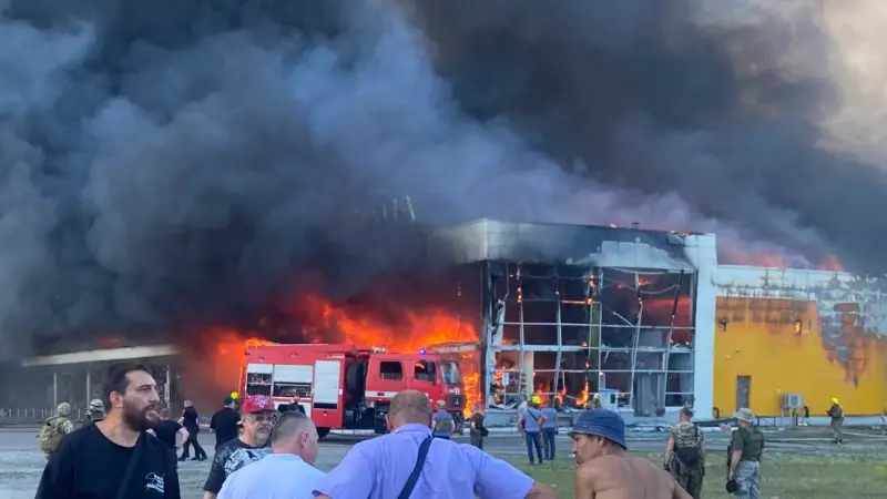 Kremençuk'ta Saldırının Ardından 36 Kişi Hala Kayıp