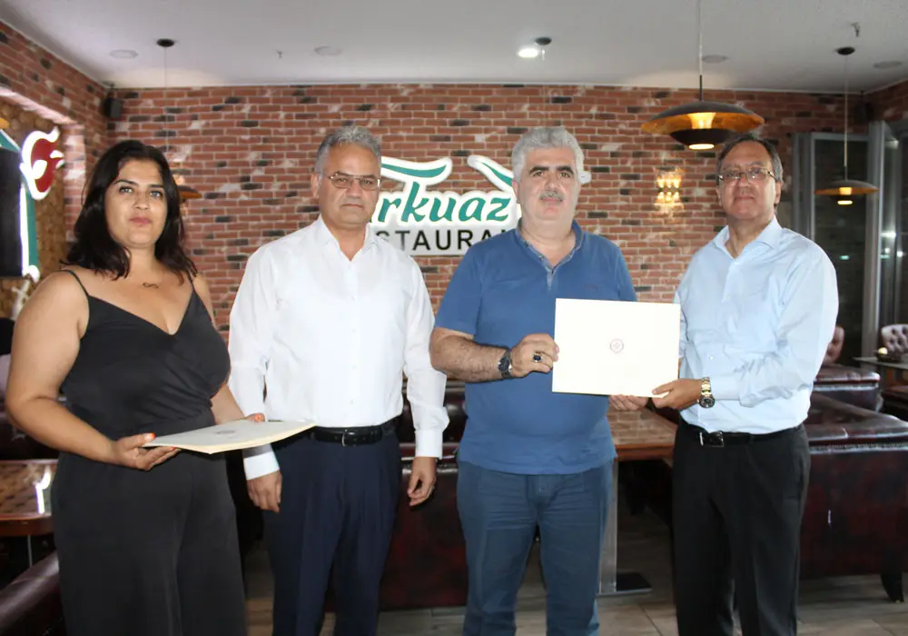 Vali Ali Arslantaş’tan, Avrupa El Ele Vakfı Başkanına Teşekkür