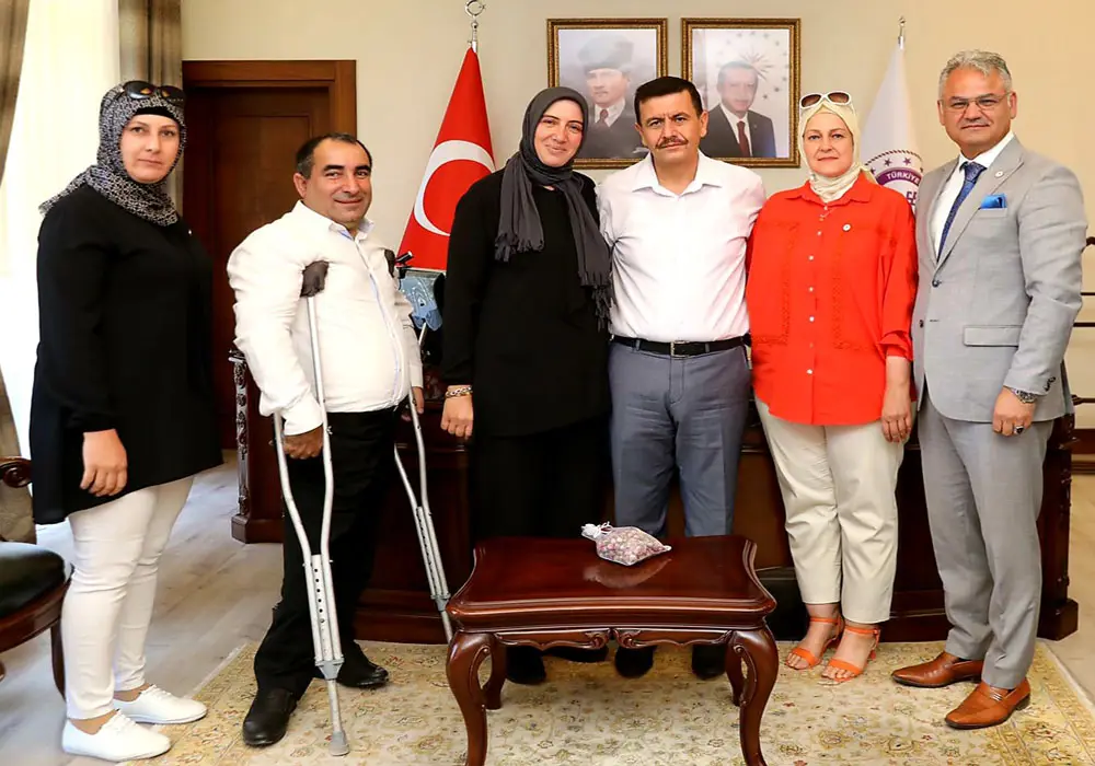 Vali Ali Arslantaş’tan, Avrupa El Ele Vakfı Başkanına Teşekkür