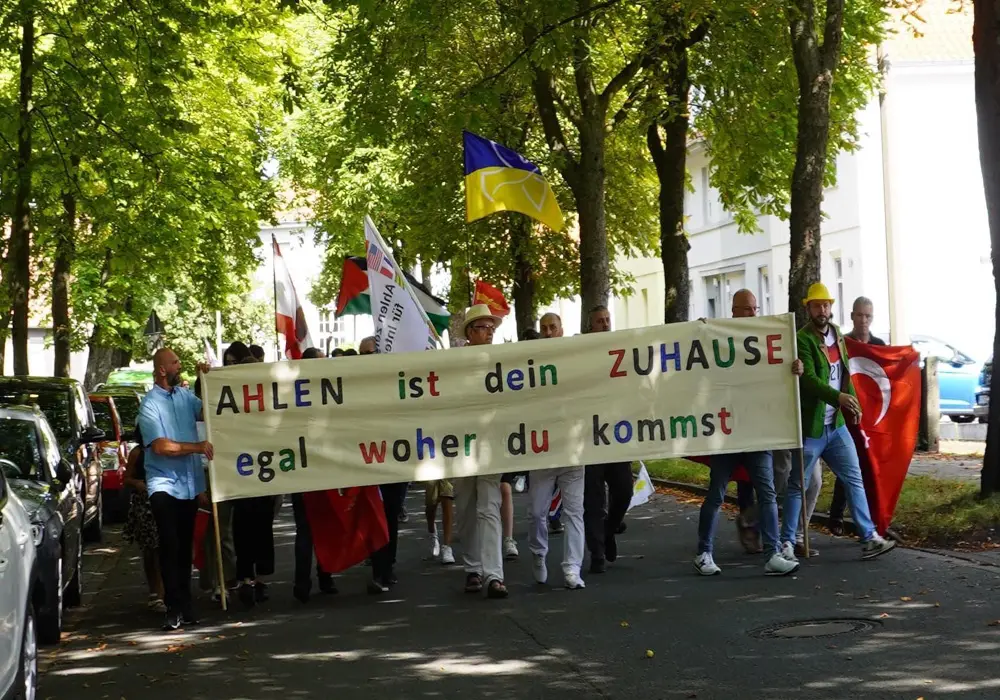 Ahlen kültür festivali farklı renklerle şenlendi