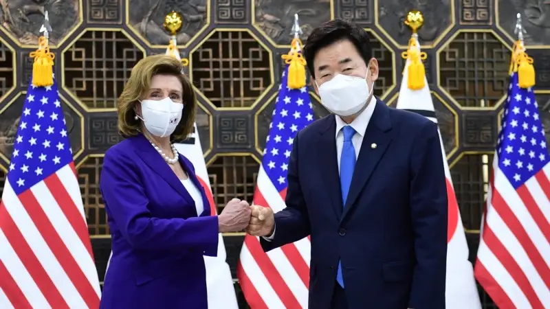 Pelosi Tayvan'ın Ardından Güney Kore'de
