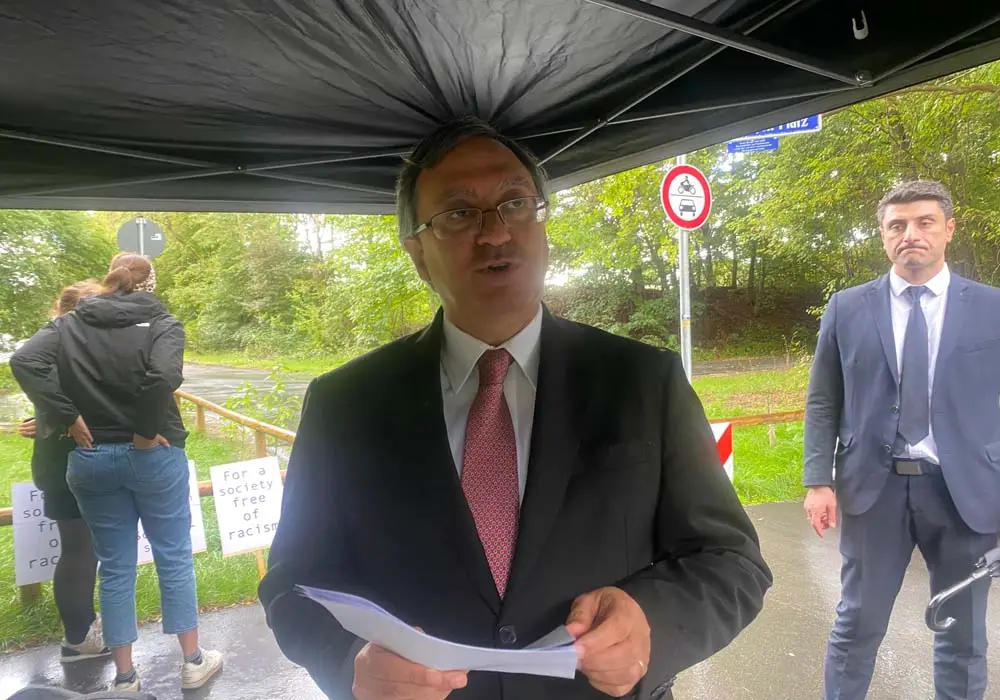 NSU TERÖR KURBANI ENVER ŞİMŞEK ANMA TÖRENİNE ÇOK AZ KATILIM OLDU