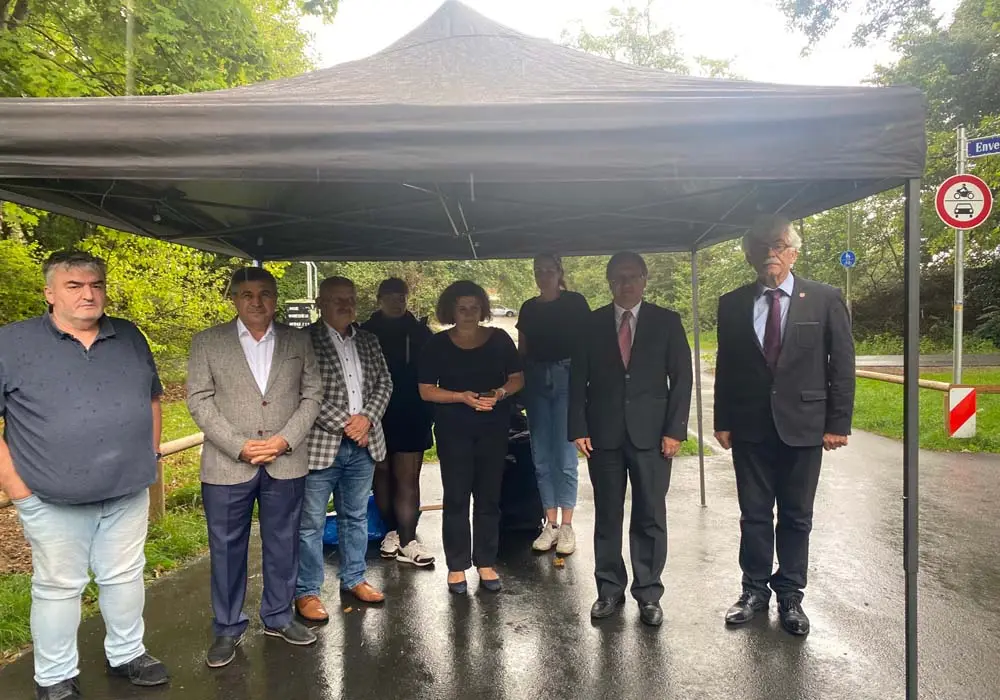 NSU TERÖR KURBANI ENVER ŞİMŞEK ANMA TÖRENİNE ÇOK AZ KATILIM OLDU