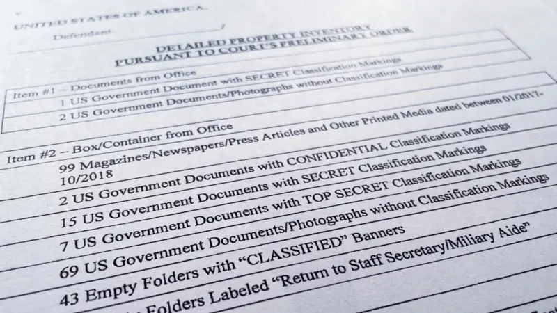 FBI Aramasında Ele Geçirilen Bazı Dosyaların İçi Boş