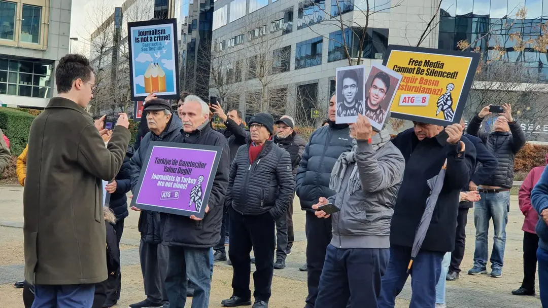 ATGB Brüksel'de basın özgürlüğü çağrısı yaptı