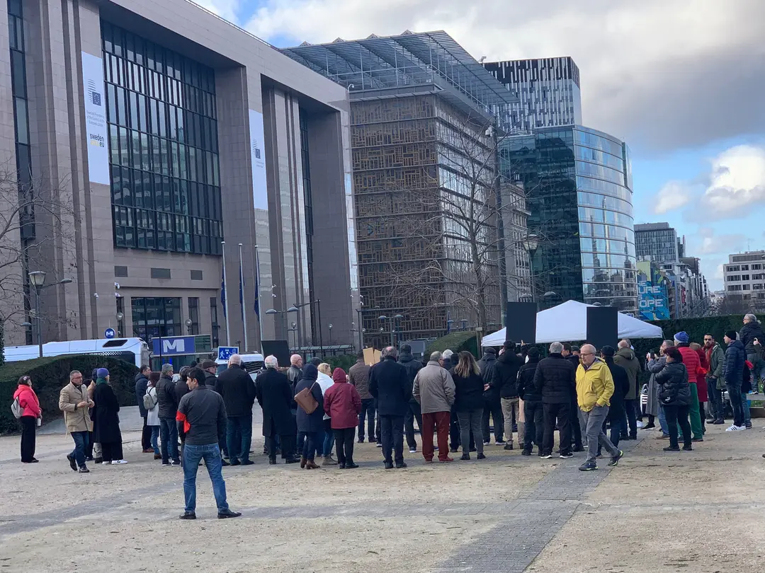 ATGB Brüksel'de basın özgürlüğü çağrısı yaptı