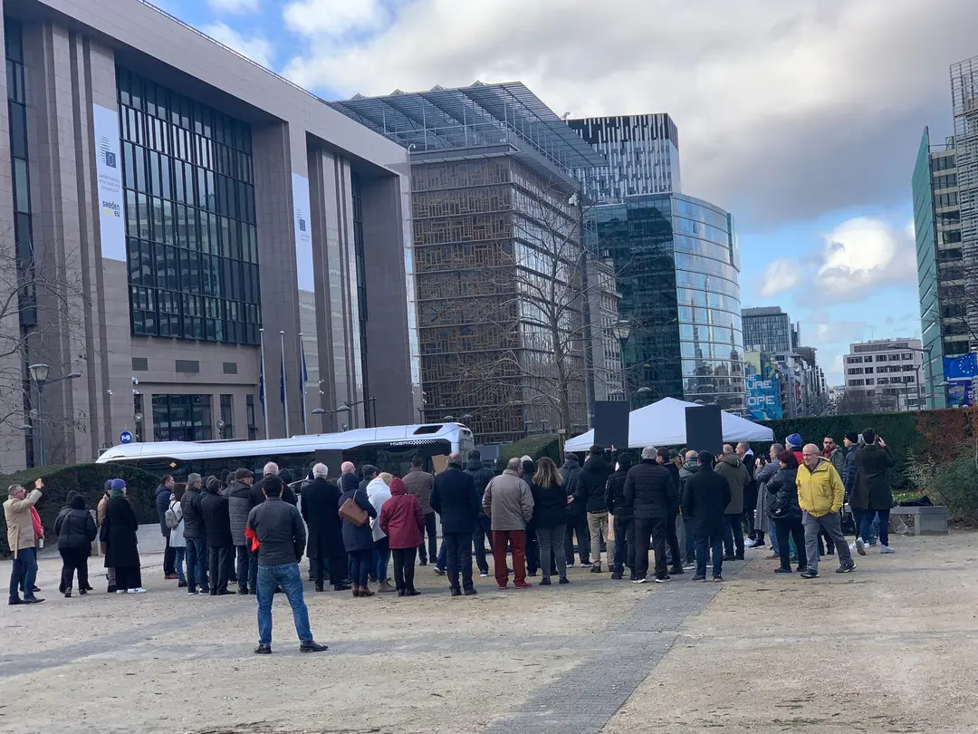 ATGB Brüksel'de basın özgürlüğü çağrısı yaptı
