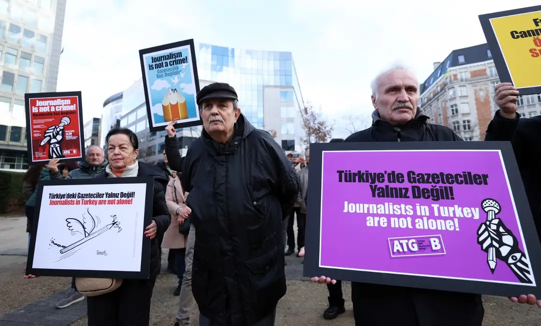 ATGB Brüksel'de basın özgürlüğü çağrısı yaptı