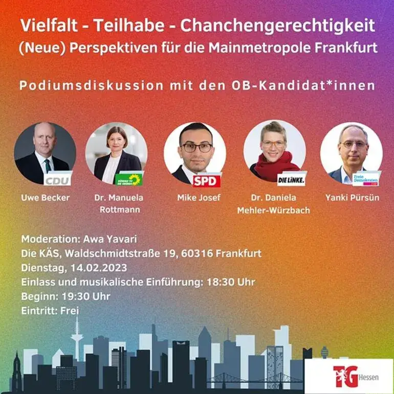 Frankfurt’ta başkan adaylarının hedefi göçmen kökenli seçmenler