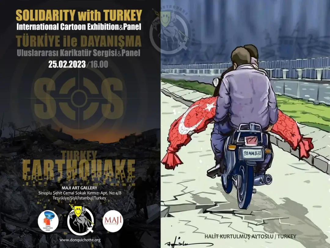 "Türkiye ile Dayanışma" Uluslararası Karikatür Sergisi ve Paneli