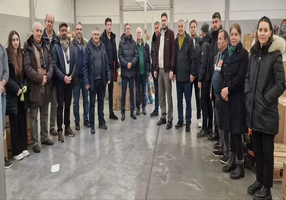 Nürnberg’de yardımlar için depo tutuldu