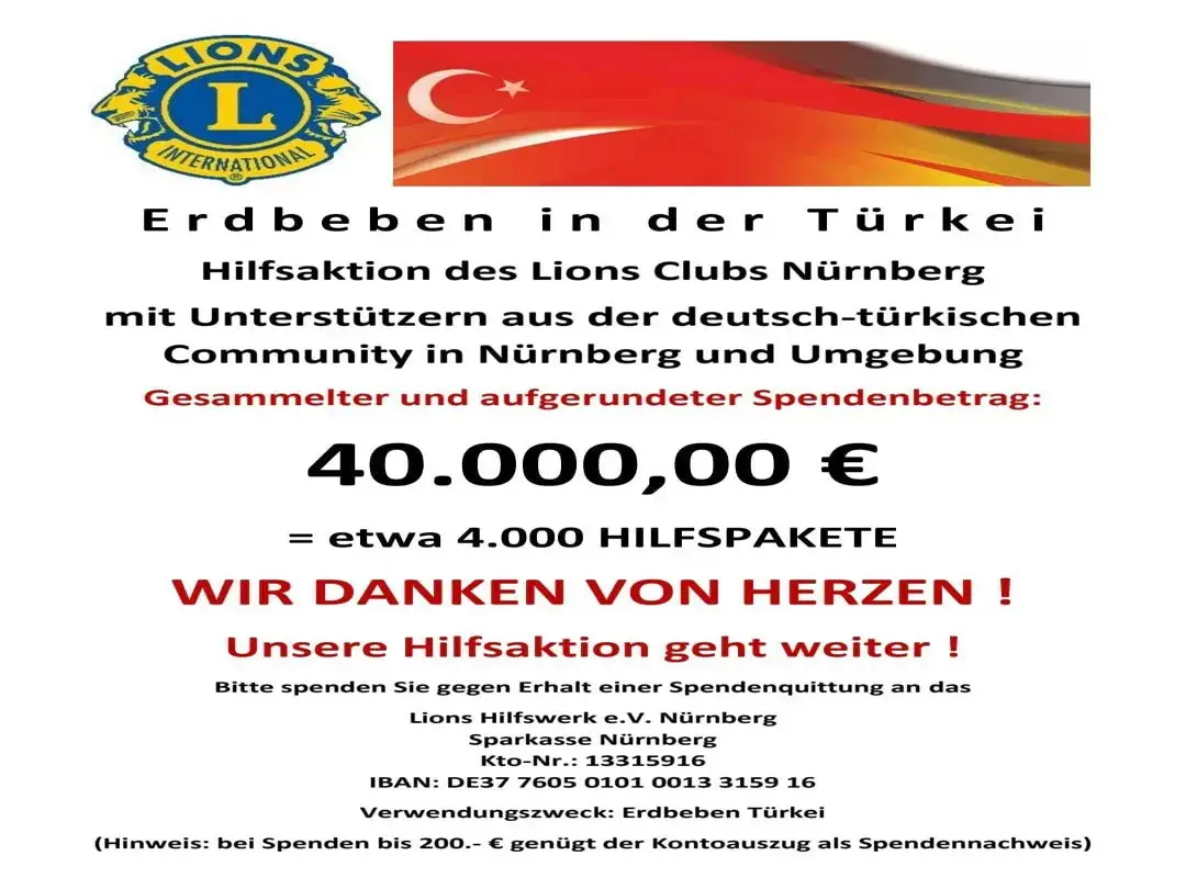 Nürnberg`de depremzedelere yaradım çığ gibi büyüyor
