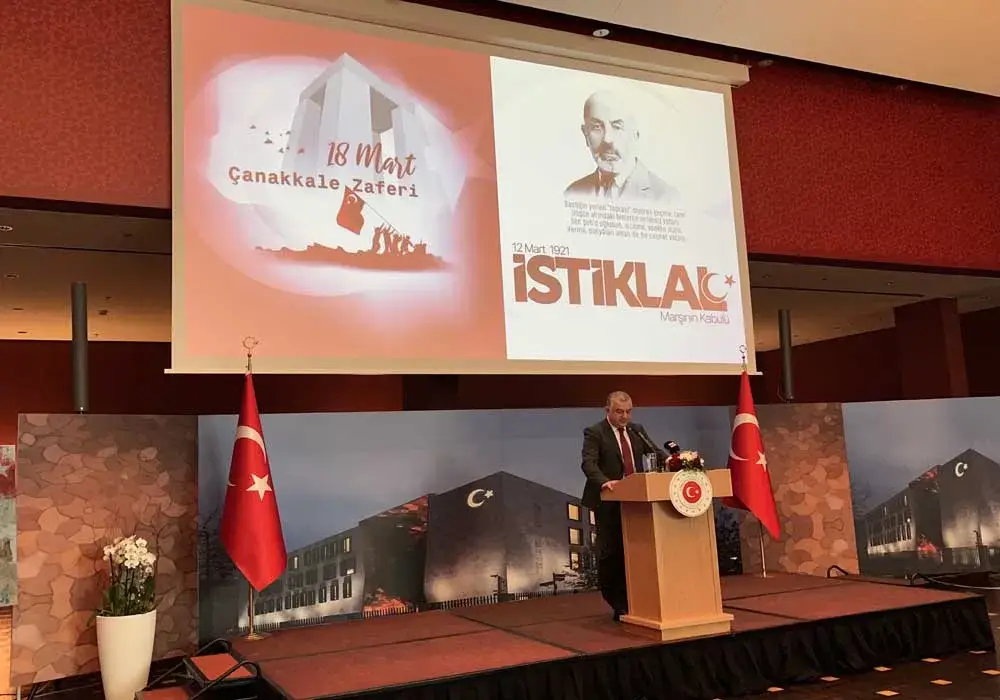 Berlin`de, Çanakkale Deniz Zaferi ve Şehitleri Anıldı