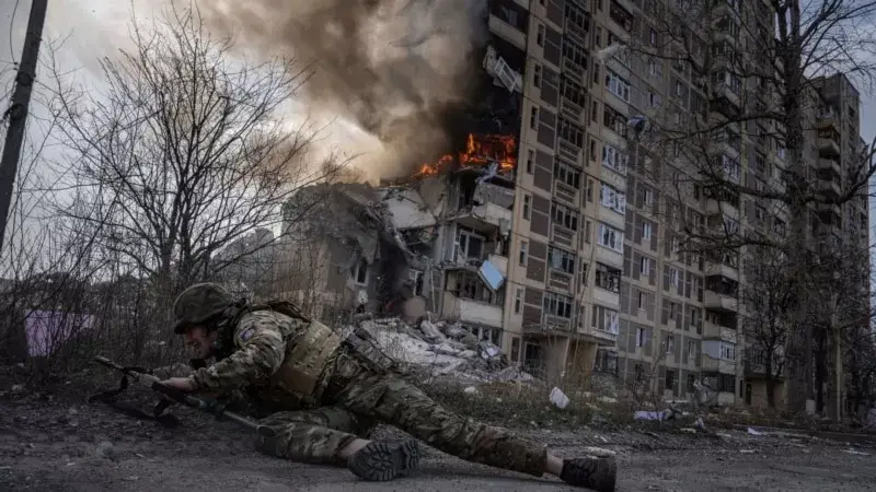 Ukrayna’da Avdiyivka Kasabası "Kıyamet Filmi Gibi"