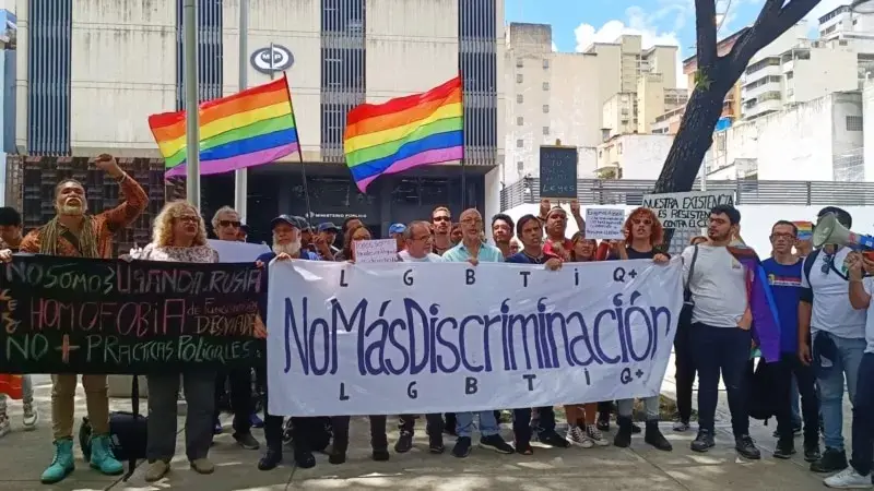 Venezuela’da “homofobik devlet” protestosu