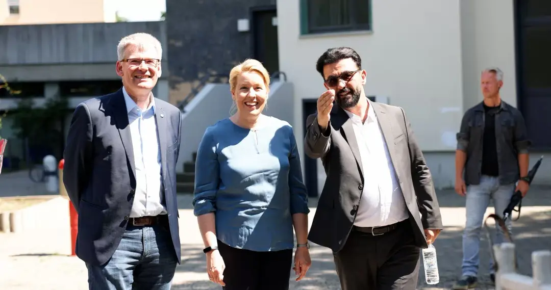 Franziska Giffey, Kutbettin Eroğlu`nu tebrik etti