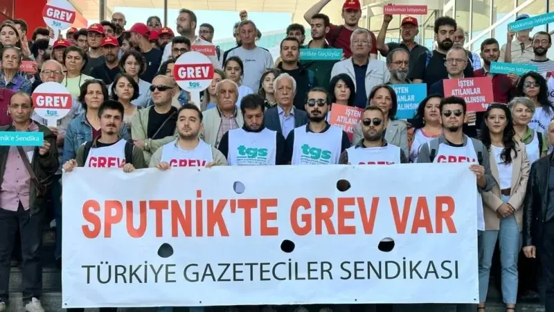 Sputnik Türkiye grevi 30. gününde: “Sendikal haklar tanınmalı”