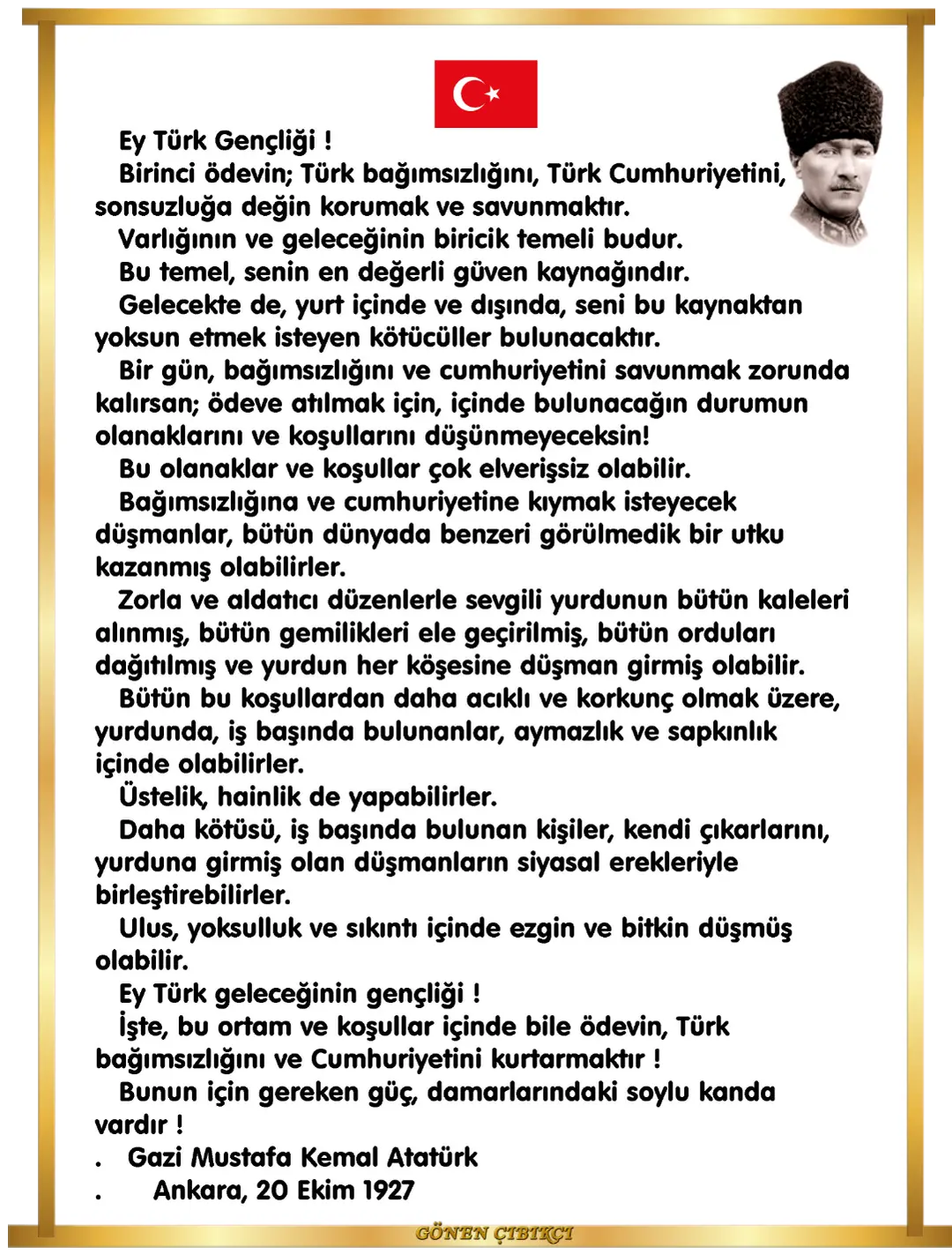 10 KASIM GELİNCE