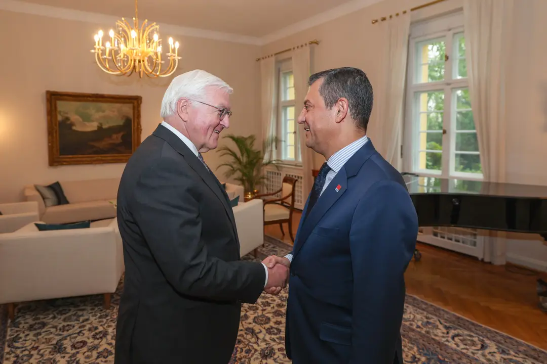 Steinmeier, CHP Genel Başkanı Özel'i kabul etti