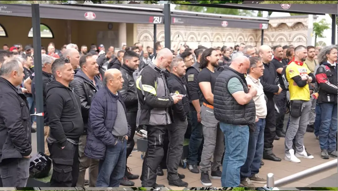 Motosiklet tutkunları DİTİB Camii’nde sezon açtı