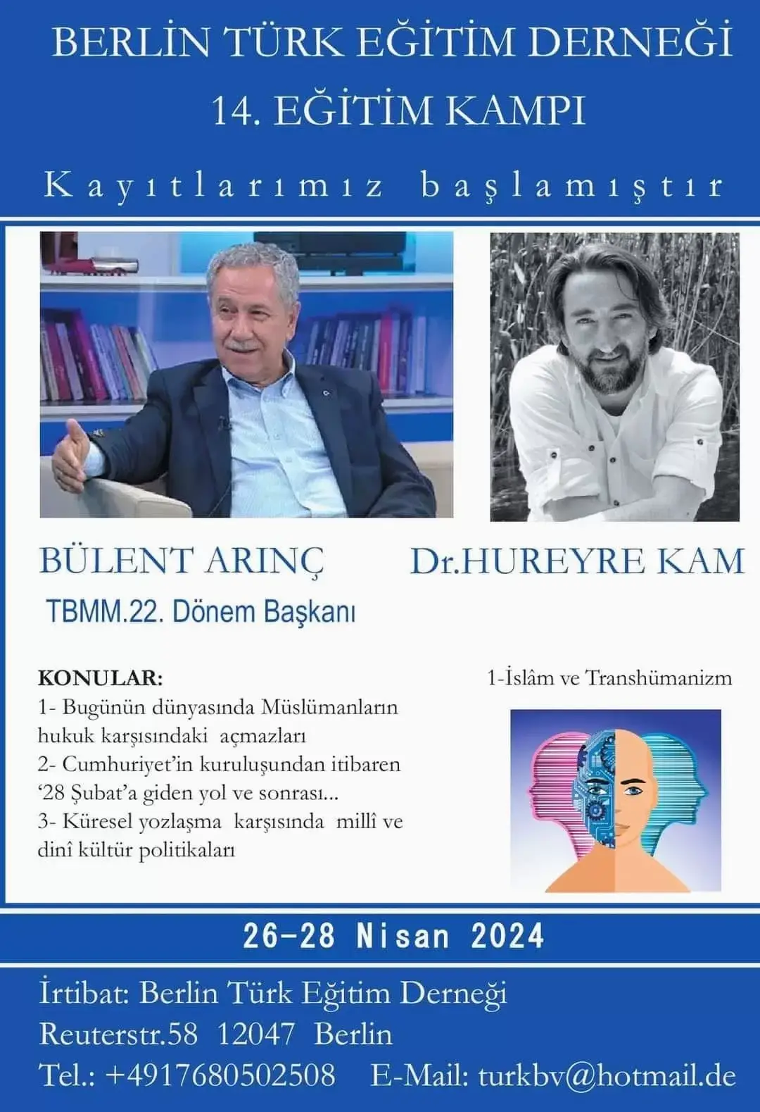 BANA SORUYORLAR; BÜLENT ARINÇ'I NEDEN GETİRİYORSUN? DİYORLAR
