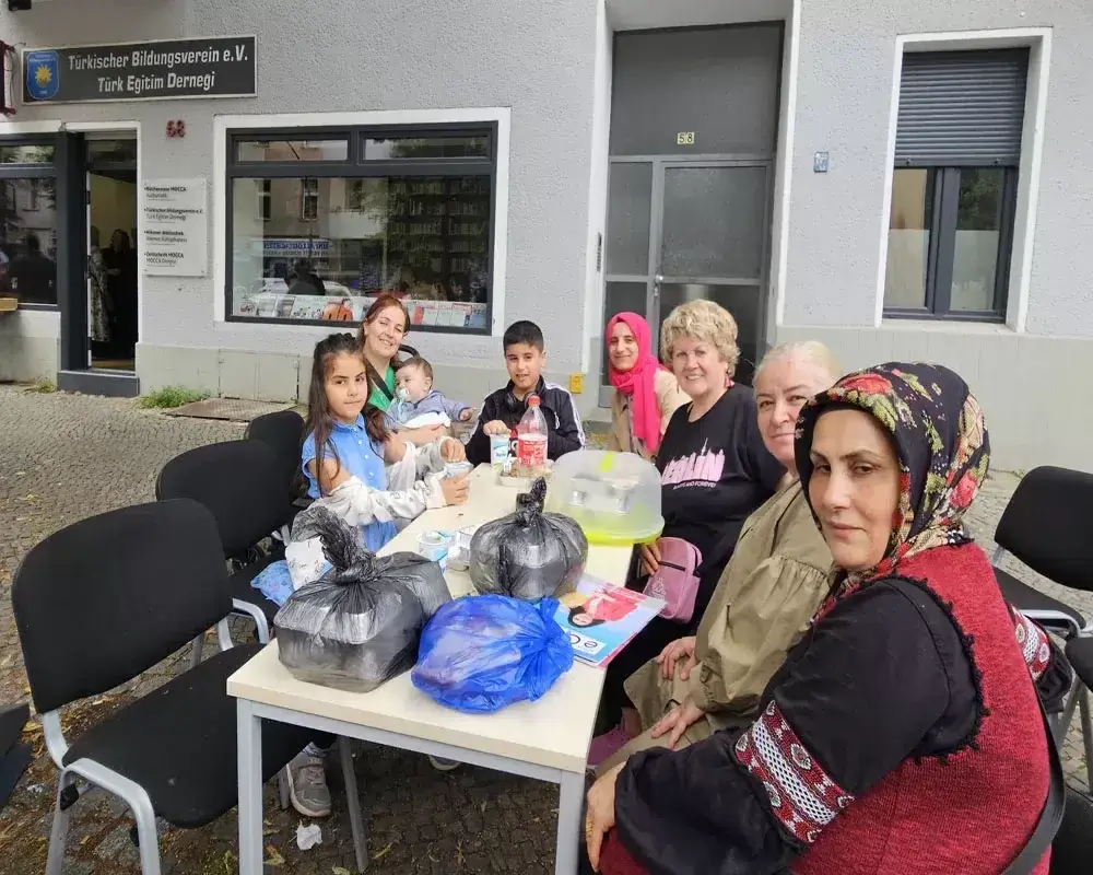 TED`de Bayramlaşmada Kurban eti ikram edildi