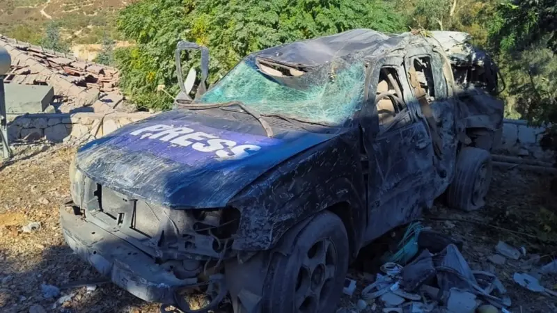 İsrail saldırısı sonucu Lübnan'ın güneyinde üç gazeteci öldü